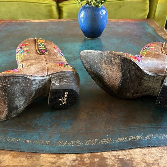 OLD GRINGO SORA 6" SHORT SHAFT EMBROIDERED BOOTS!!! 8.5 - Picture 5 of 5